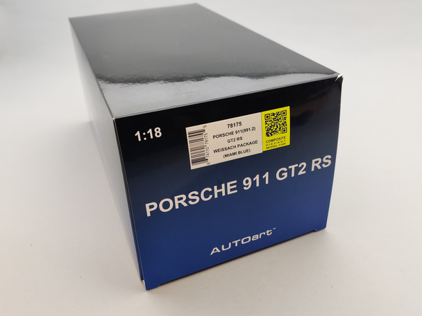 Porsche 911 991.2 GT2 RS Weissach package Blue - Box