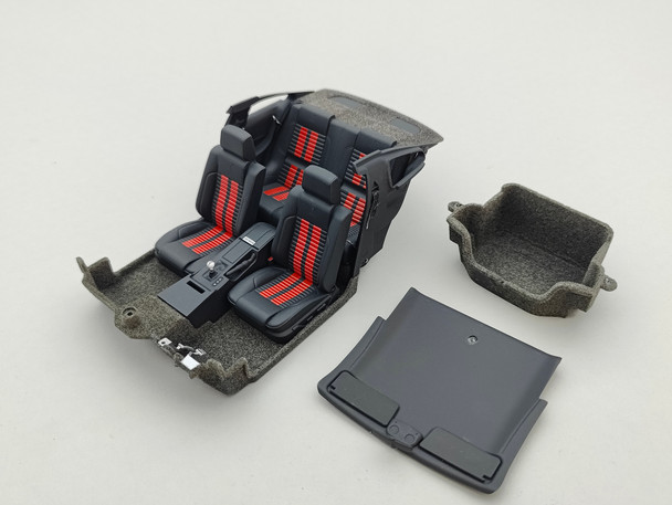 Ford Mustang Gt500 2010 Performance White Red Stripes - Interior