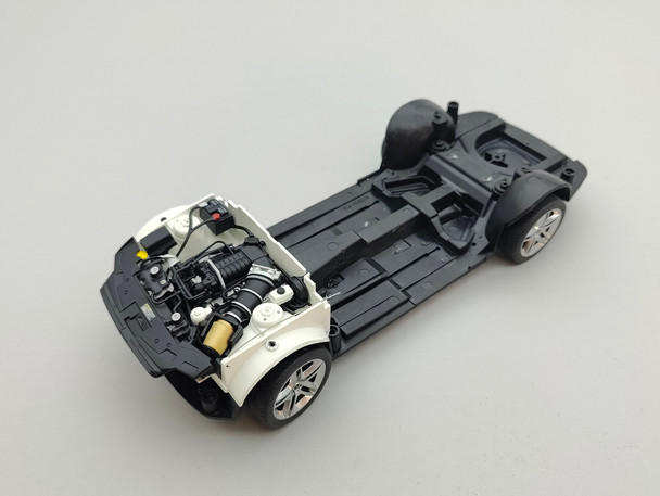 Ford Mustang Gt500 2010 Performance White Red Stripes - Chassis