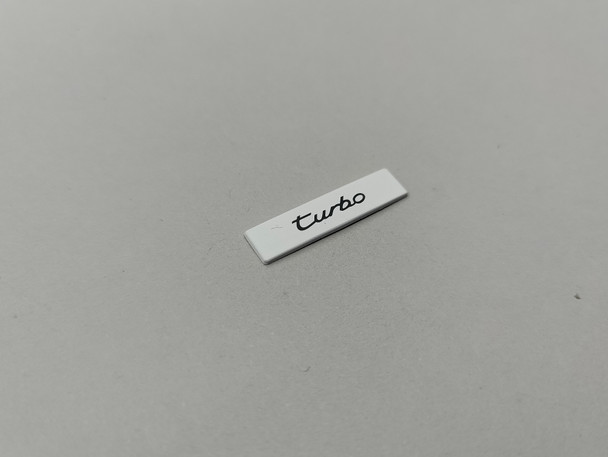 Porsche 911 Turbo 3.0 1975 White - License plate