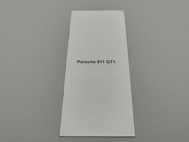 Porsche 911 GT1 LeMans #25 - Handbook