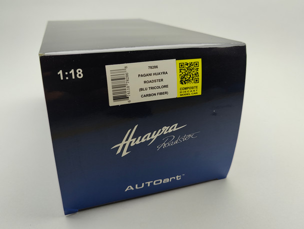 Pagani Huayra Roadster Blue Carbon - Box