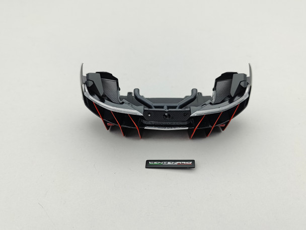 Lamborghini Centenario White -  Rear Bumper / Exhaust / Rear Lights