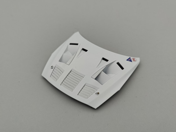 Nissan GT-R GT1 FIA-GT Plain Body Matt White - Hood