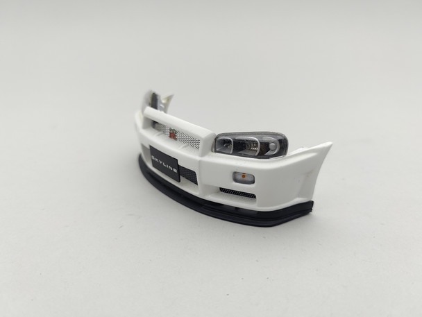 Nissan Skyline GT-R R34 V-Spec II Upgraded White - Front Bumper