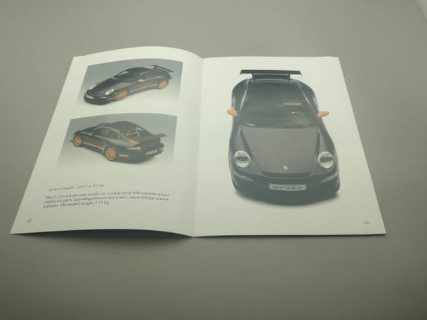 Porsche 911 997 GT3 RS Black 1/12 12116 - Handbook