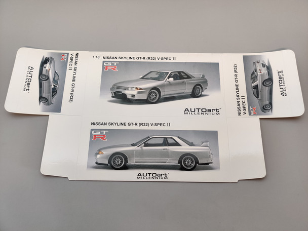 Box Sleeve - 77346 Nissan Skyline R32 V-Spec II Silver