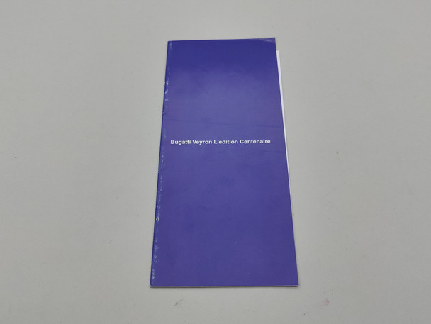 Bugatti Veyron L'Edition Centenaire Green - Handbook