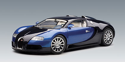 Now stock, parts for 70907 Bugatti Veyron 16.4 Blue / Black - AUTOart ...
