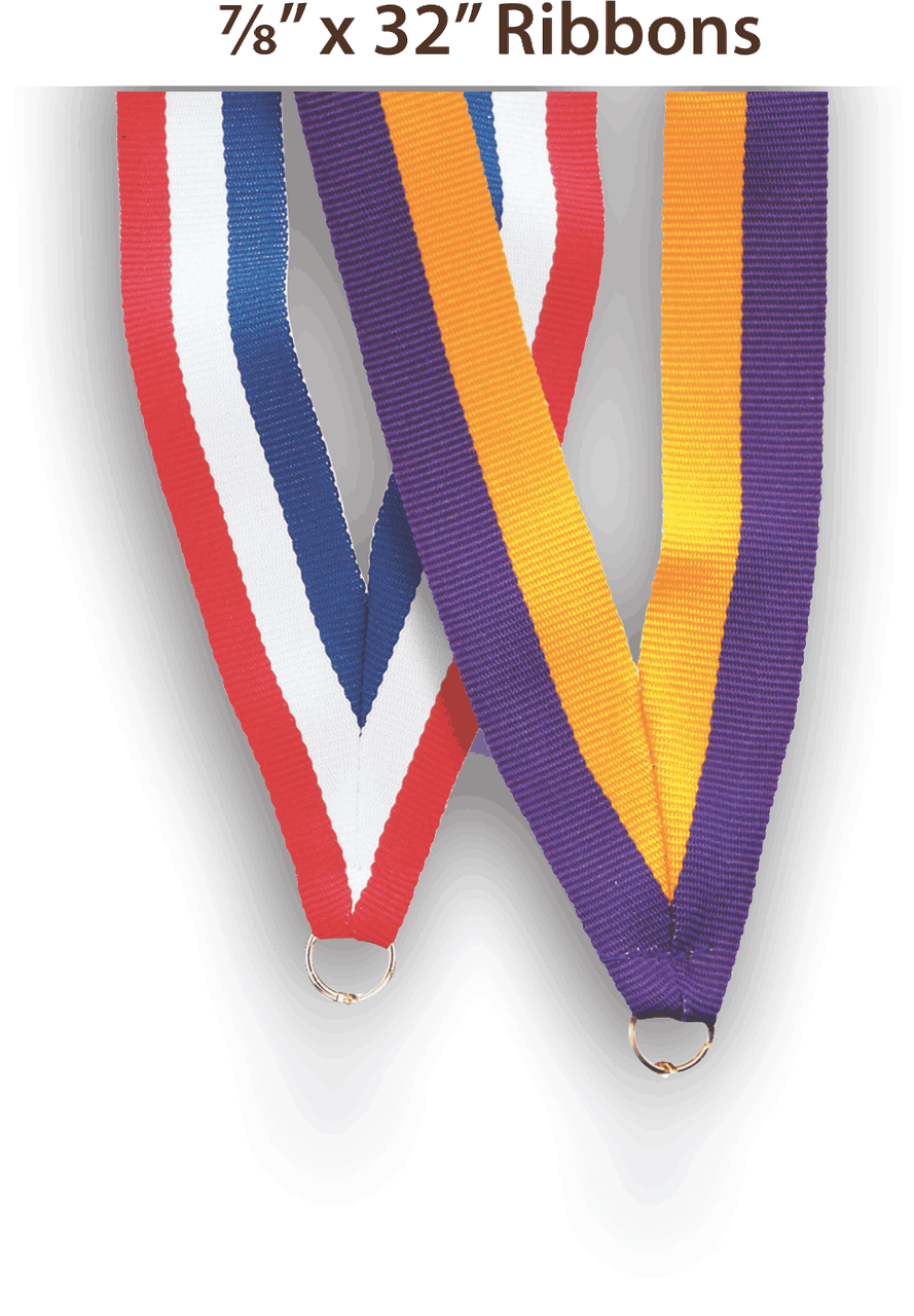 Neck Ribbons (Standard 64- Color Combinations)