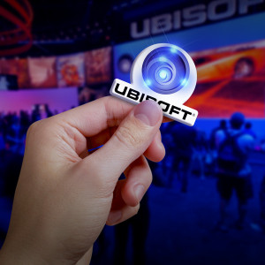 1.5" CUSTOM LOGO LIGHT FLASHING PIN