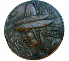 Archivist makes startling discovery: possibly the first Fiesta medal dating back to 1905