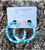 Light blue multi-color