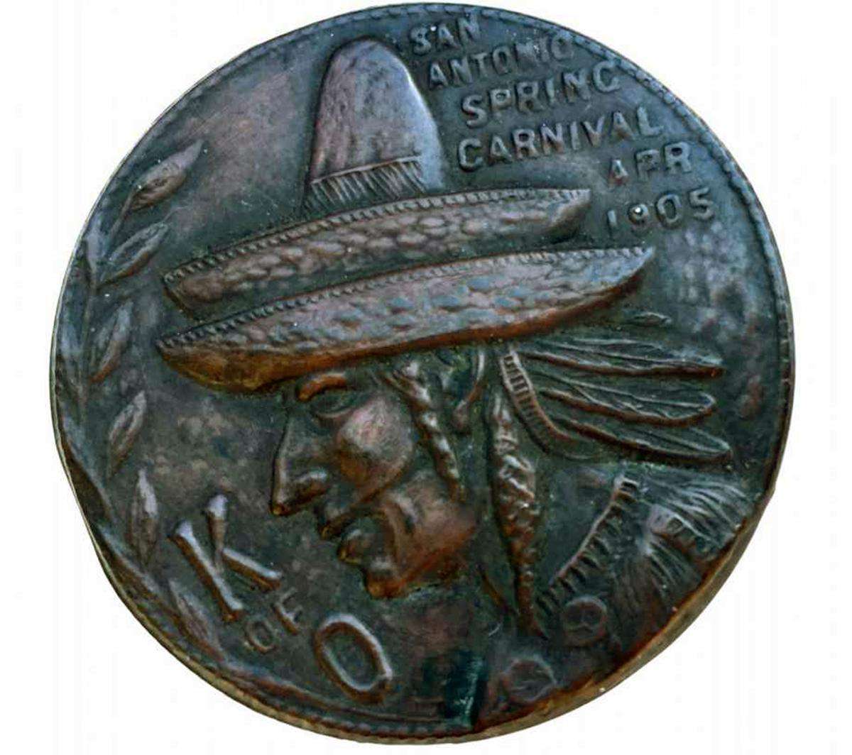 Archivist makes startling discovery possibly the first Fiesta medal dating back to 1905