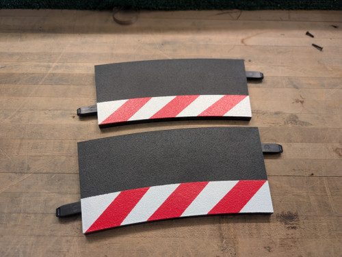 (2) Carrera 20593 Inside Shoulder / Border for Radius 4/15 Curve Track 1/24 & 1/32