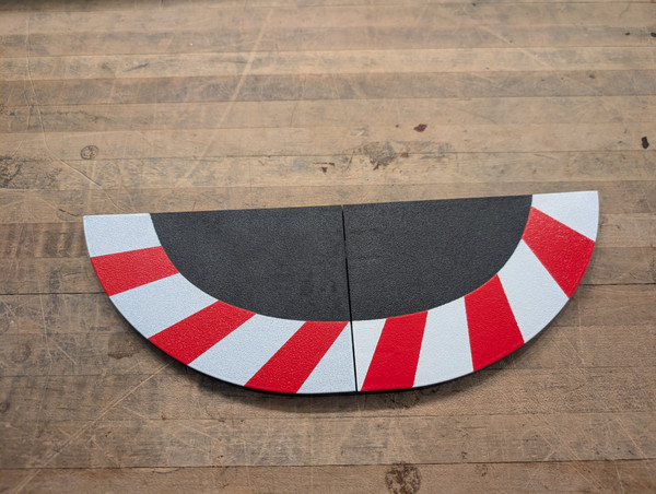 Pair of Carrera 5.5" Outside Border Edge Track Left & Right 127749