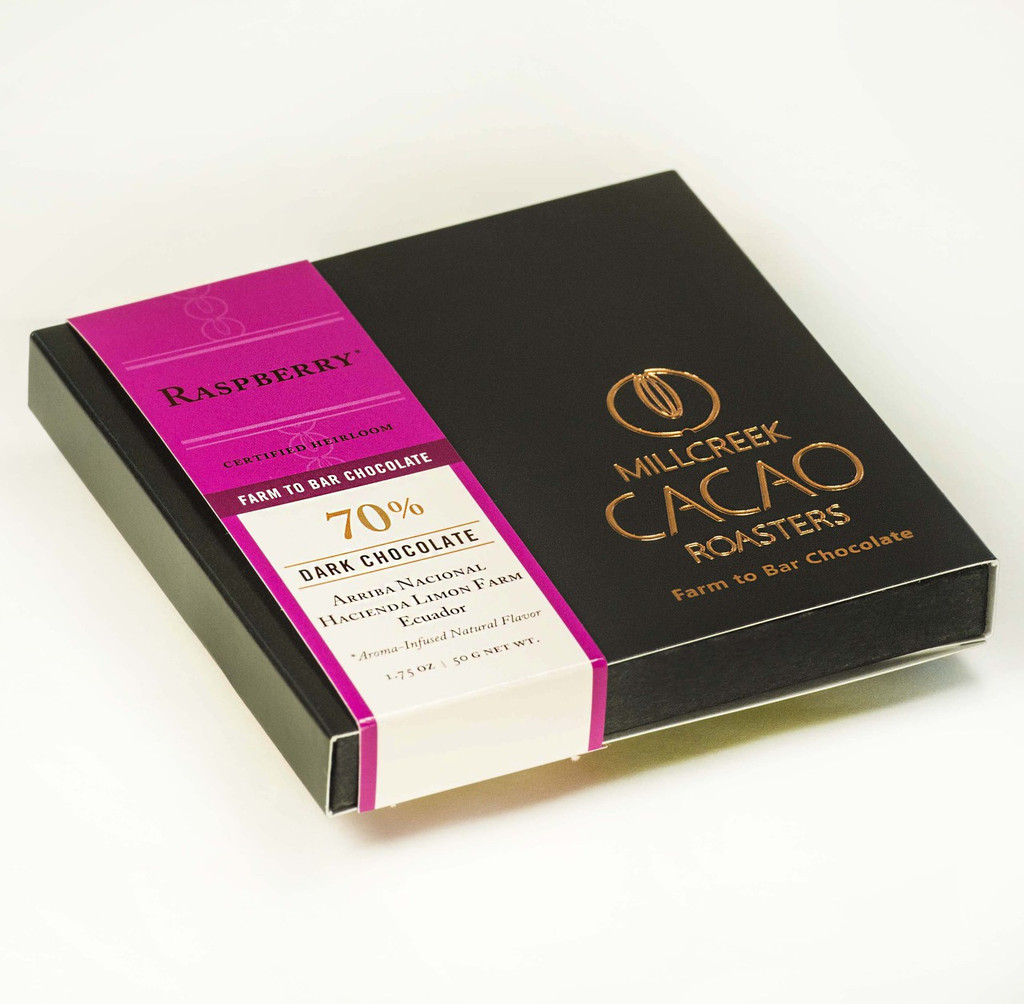 Arriba Raspberry 70% Dark Cacao Bar - Heirloom