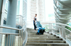 Powered Stair Climbing Carbon Steel Hand Truck with Telescoping Handle