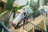 Powered Stair Climbing Carbon Steel Hand Truck with Telescoping Handle