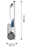 Powered Track Stair Climbing Hand Truck with Brakes 230 lb Capacity
