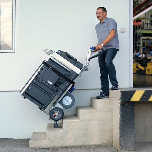 Wesco Liftkar SAL Fold Handle Motorized Stair Climbing Hand Truck (300 lb. Capacity Pneumatic Wheels) - Wesco 274145
