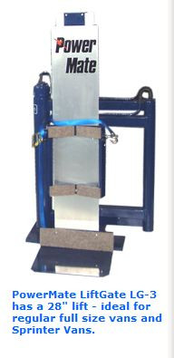 Powermate Liftgate In-Vehicle Lift (28 Inches) - Powermate LG-3