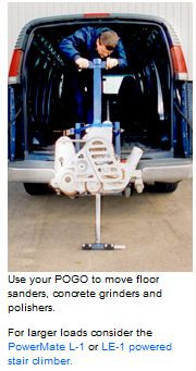Light Duty Motorized Stair Climbing Hand Truck-Powermate Pogo-2 - Powermate 470012