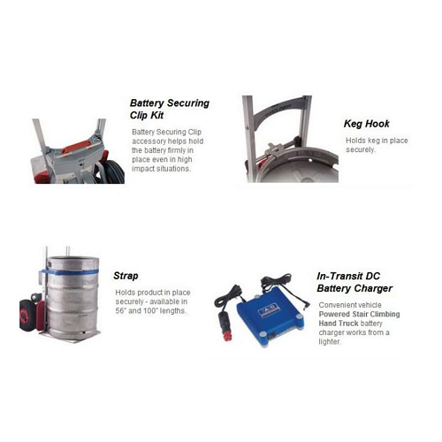 Magliner SAL Electric Stair Climbing Hand Truck - Uni Handle (300lb Capacity) - SAL UNI Handle-140