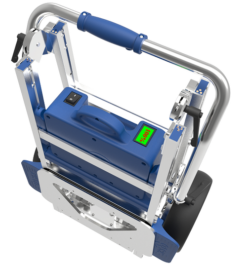 Folding Compact Powered Stair Climbing Hand Truck with Brakes