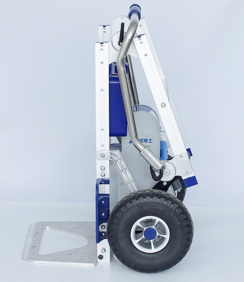 Folding Compact Powered Stair Climbing Hand Truck with Brakes