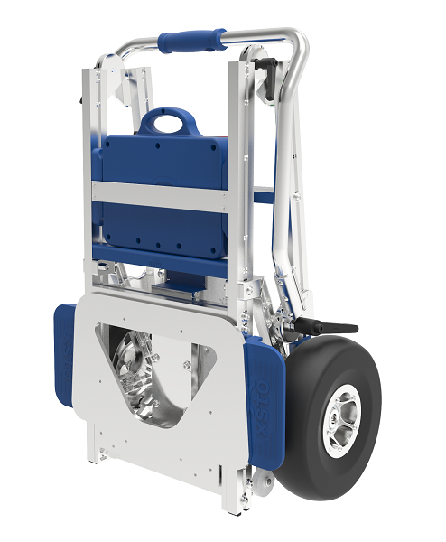 Folding Compact Powered Stair Climbing Hand Truck with Brakes