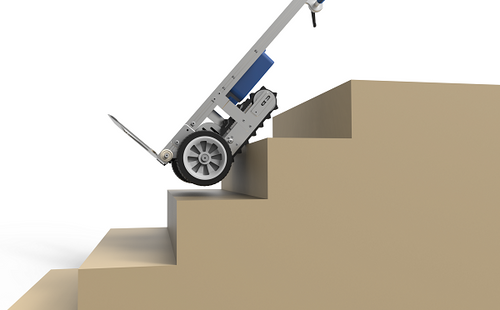 Powered Track Stair Climbing Hand Truck with Brakes 230 lb Capacity