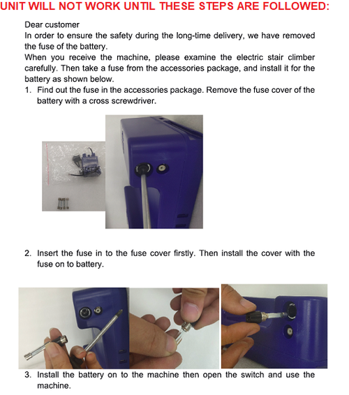 Powered Track Stair Climbing Hand Truck 660 lb Capacity