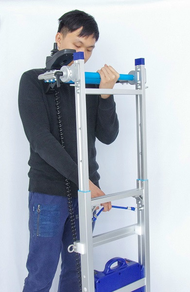 Powered Heavy Duty Track Stair Climbing Cart 925 lb Capacity