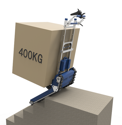 Powered Heavy Duty Track Stair Climbing Cart 925 lb Capacity