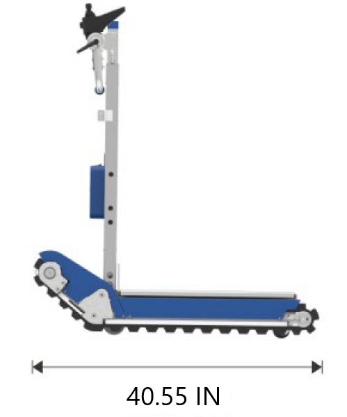 Powered Heavy Duty Track Stair Climbing Cart 925 lb Capacity