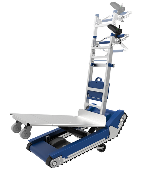Powered Stair Climbing Hand Truck 925 lb Capacity with Support Wheels