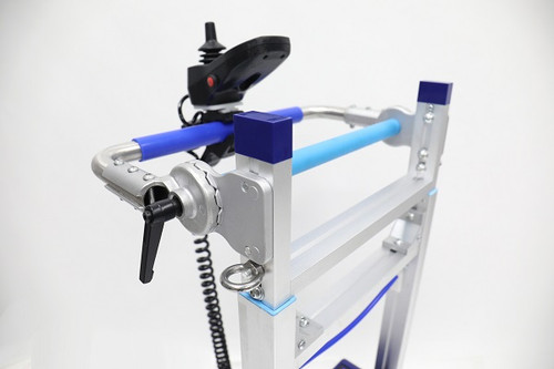 Powered Stair Climbing Hand Truck 925 lb Capacity with Support Wheels