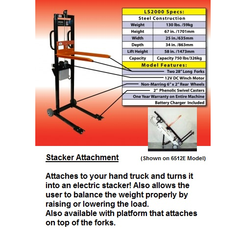 Lectro Truck Capacity 1500lb 63" (Steel) - 1260E