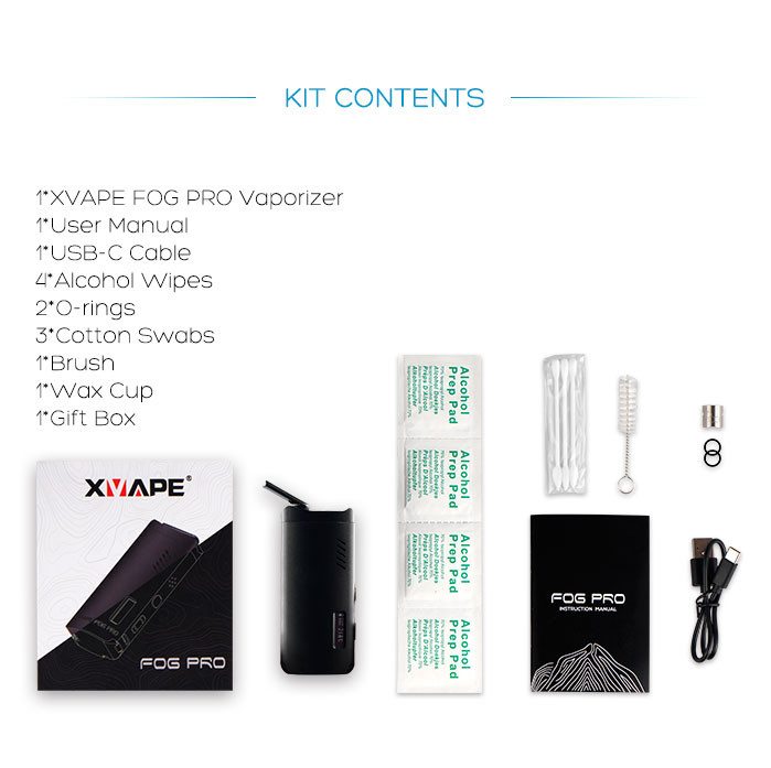 fuma@プロフ必須ページ XVAPE FOG Pro Portable Vaporiser - ForbiddenFruitz