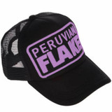 Peruvian Flake Clothing Peruvian Flake Trucker Hat - Purple on Black