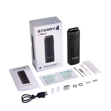 XVAPE XMAX Starry 4 Black Portable Vaporiser Contents