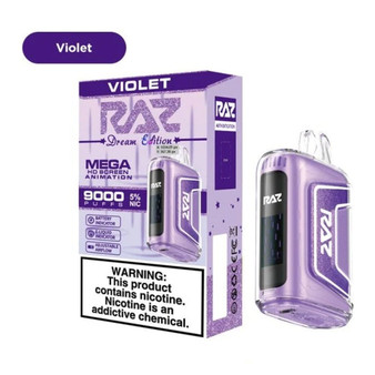 Raz TN9000 Vape - Violet - Grapes Strawberry flavors - 9000 Puffs