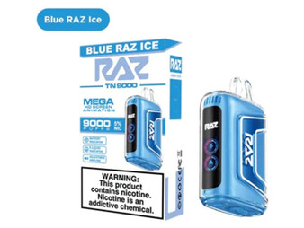 Raz TN9000 Vape - Blue Raz Ice Flavors - 9000 Puffs