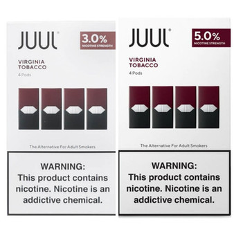 JUUL - Virginia Tobacco Pods with 3% Nic - 4Packs | Fusion Vape Shop