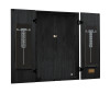 Alta Dartboard Cabinet | Black Ash