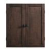 Dart Cabinet; Weathered Dark Chestnut