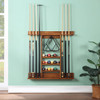 HB Home Walnut Wall Rack