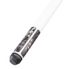 Players G4145 Cue | Matte Metallic White, Brown Marble