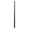 LHRV23 Cue | Midnight Black, Metallic Red Overlay, Matte Finish